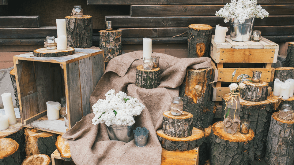 Decoración con madera