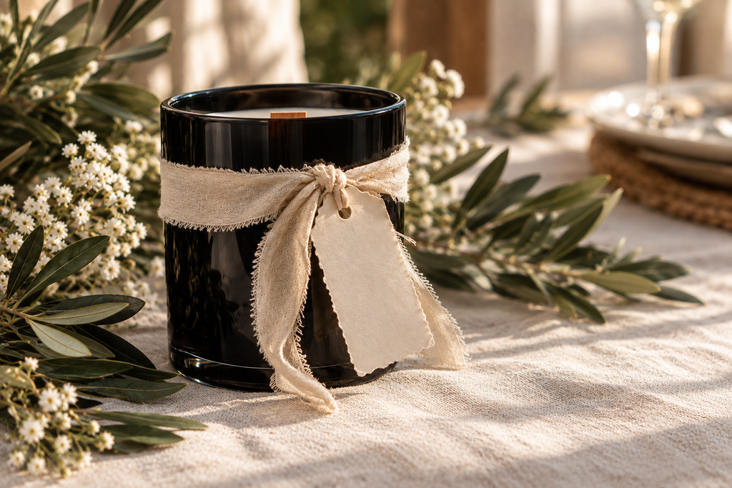 Velas aromáticas para centros de mesa de bodas