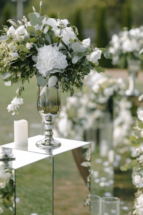 flores de bodas minimalistas