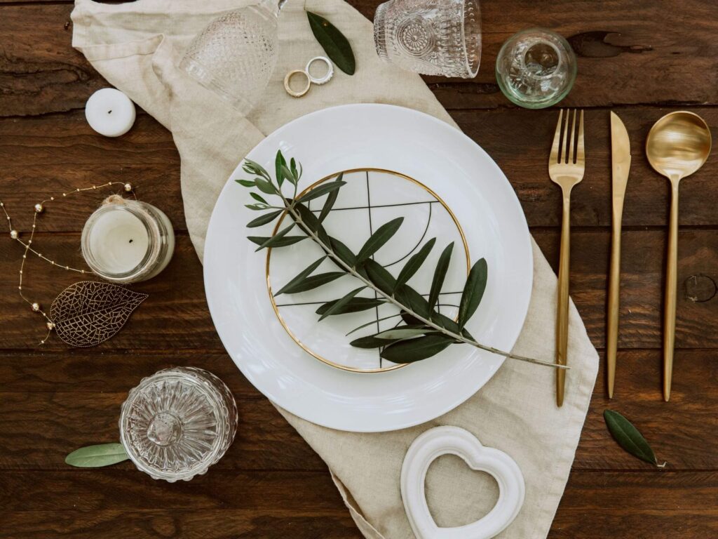 mesa decorativa rústica