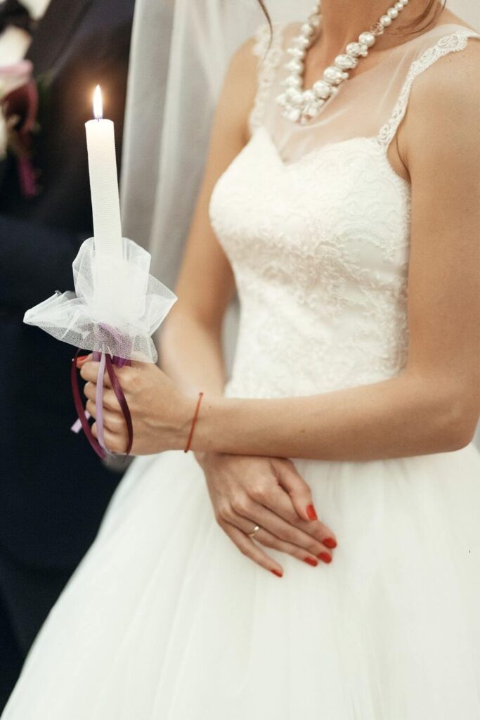 Vela en boda